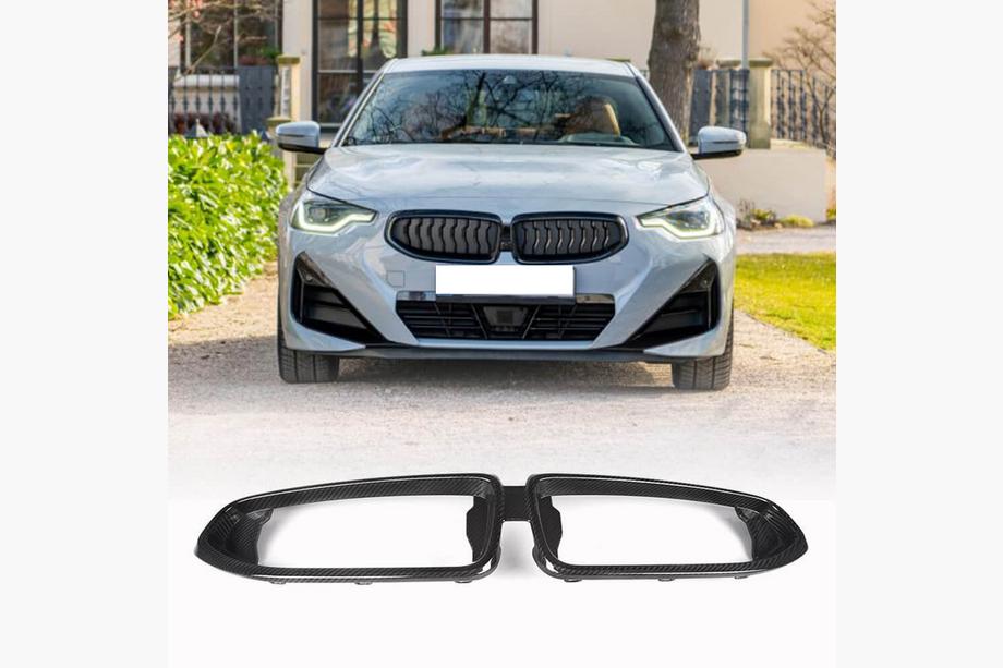 BMW 2 Series G42 2021- Rama grila (pentru M-Sport, carbon) Foto 1
