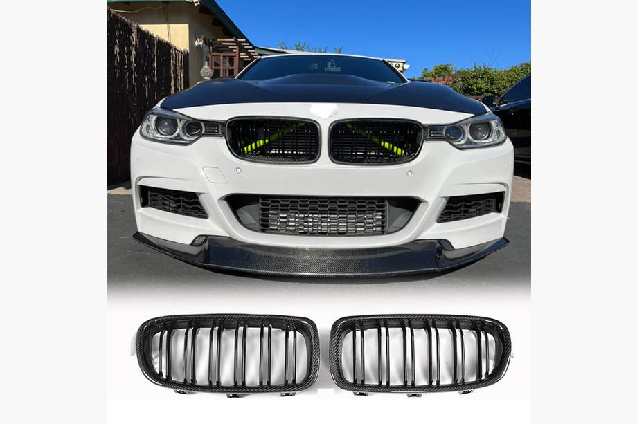BMW 3 Series F30/F31 2012-2019 Grile M-Look V1 (Carbon) Foto 1