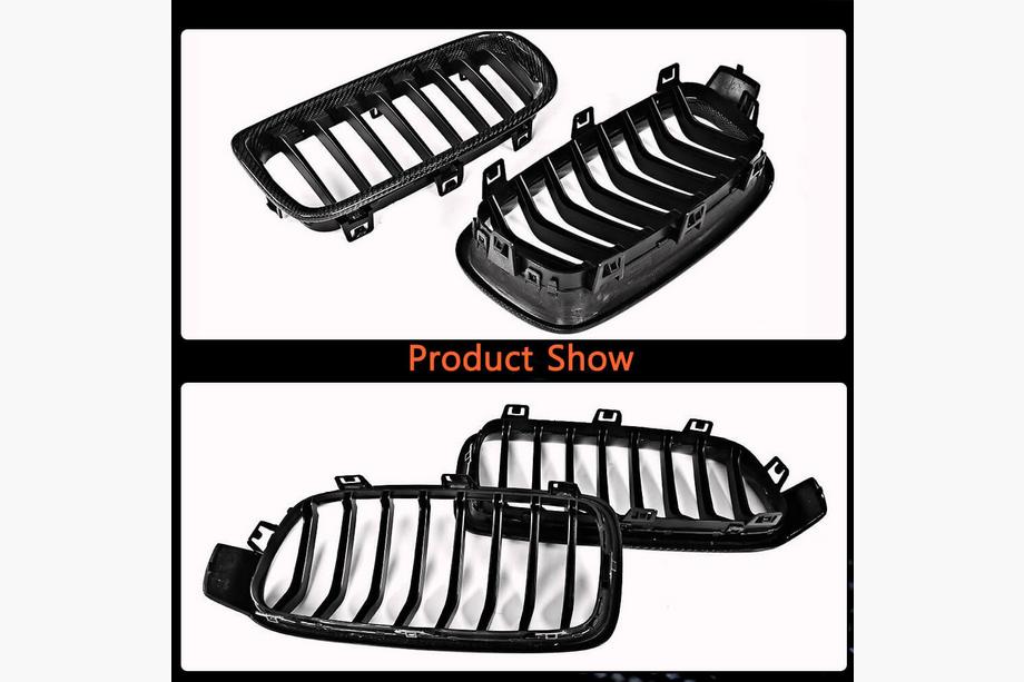 BMW 3 Series F30/F31 2012-2019 Grile 1 Bara (Carbon) Foto 5