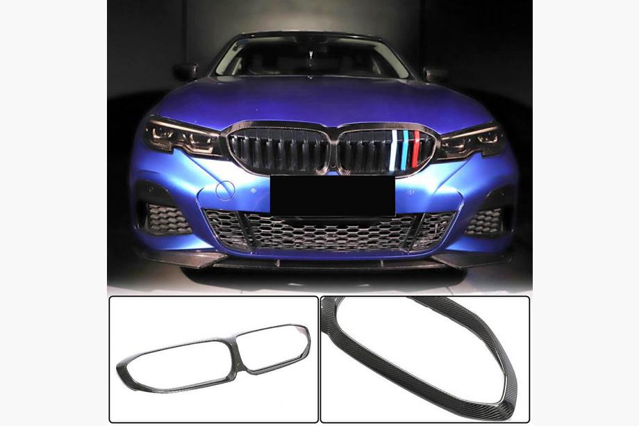 BMW 3 Series G20/G21 2018- Grile Dry Carbon V1 (2019-2022) Foto 1