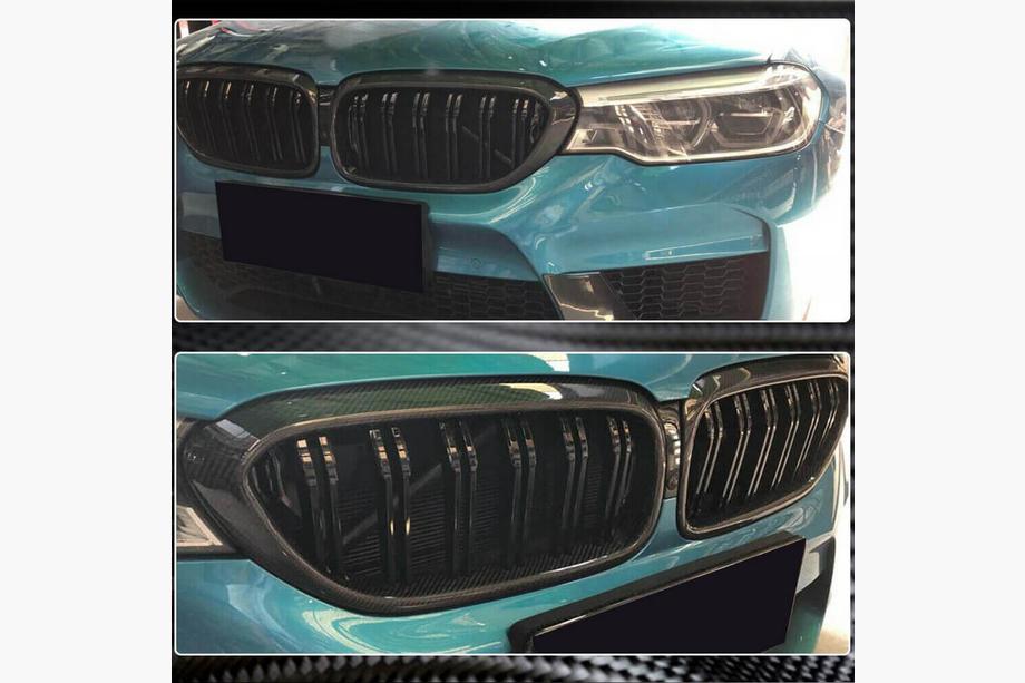 BMW Seria 5 G30/G31 2017–2023 Grile M-Look V1 (2017-2020, Carbon) Foto 3