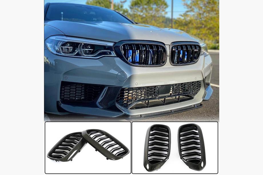 BMW Seria 5 G30/G31 2017–2023 Grile M-Look V2 (2017-2020, Carbon) Foto 1