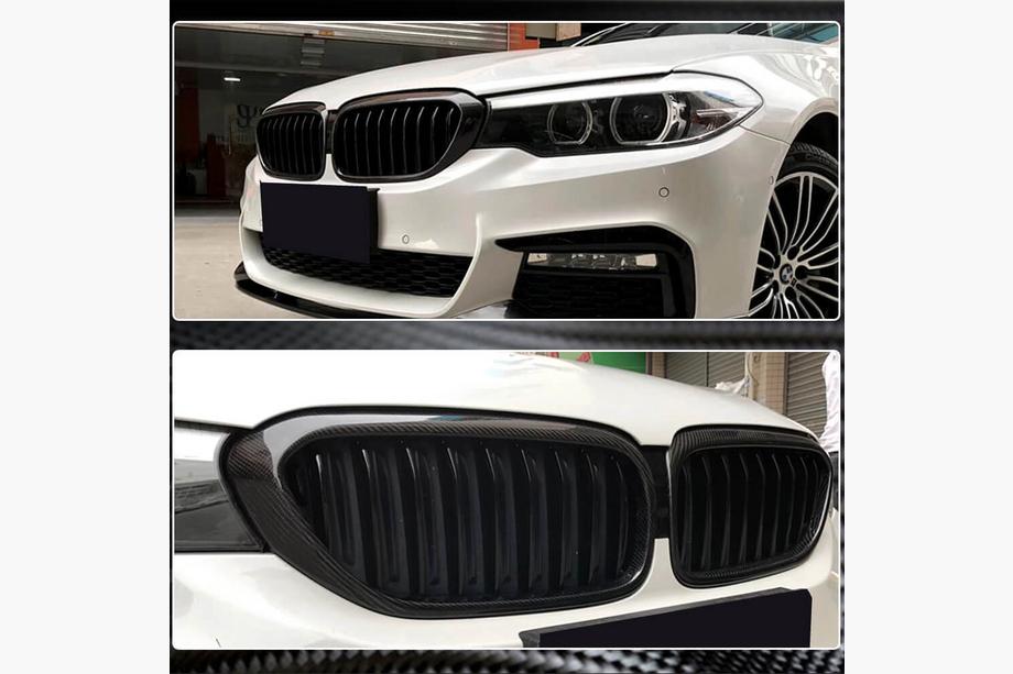 BMW Seria 5 G30/G31 2017–2023 Grile M-Look V2 (2017-2020, Carbon) Foto 4