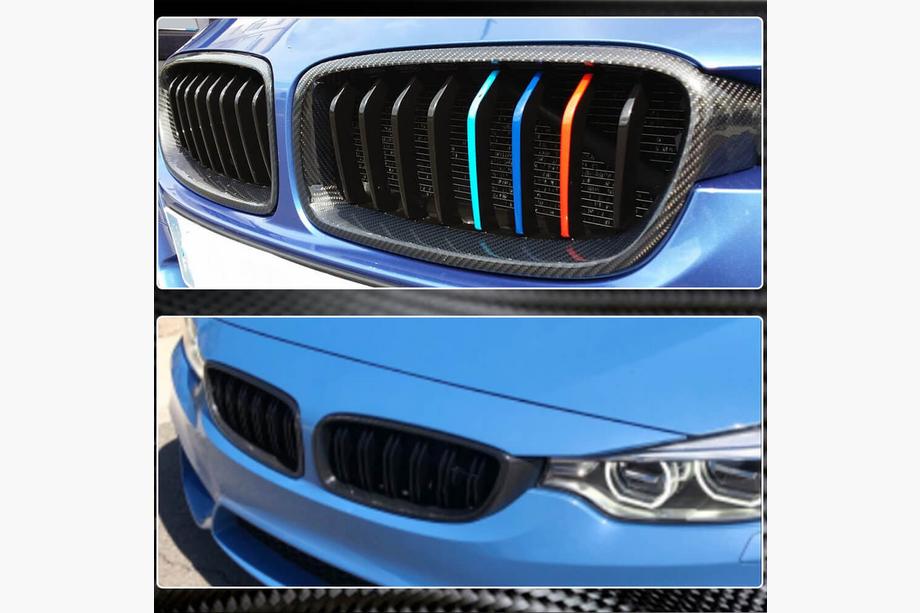 BMW 3 Series F30/F31 2012-2019 Rama grila (pentru F80, carbon) Foto 3