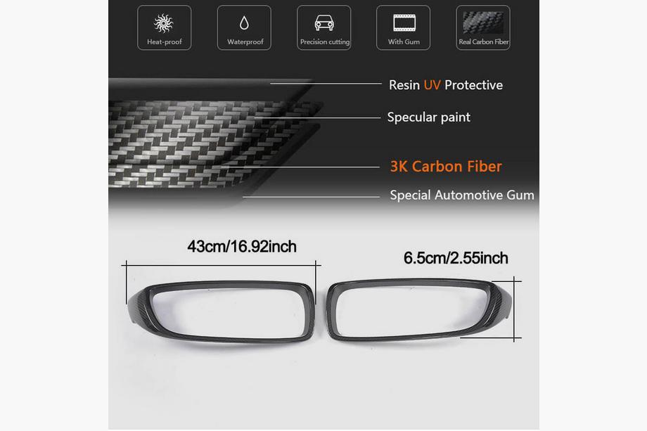 BMW 3 Series F30/F31 2012-2019 Rama grila (pentru F80, carbon) Foto 5