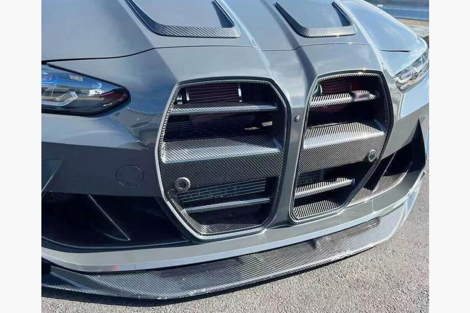 BMW 3 Series G20/G21 2018- Grila V2 (pentru G80, Carbon) Foto 2