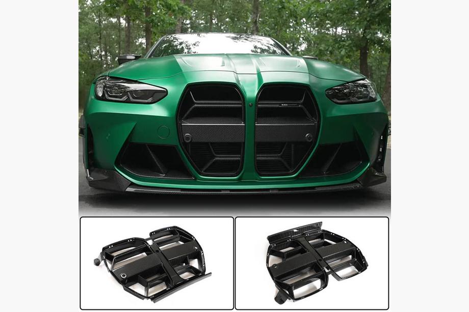 BMW 4 Series G22/23/26 2020- Grila V1 (pentru G82/G83, Carbon) Foto 1