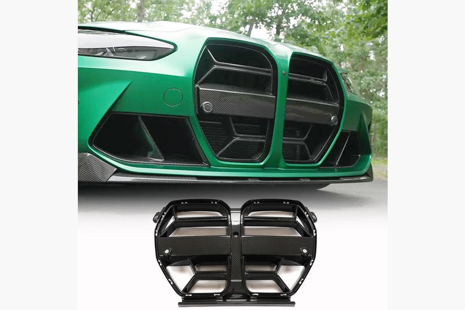 BMW 4 Series G22/23/26 2020- Grila V1 (pentru G82/G83, Carbon) Foto 2