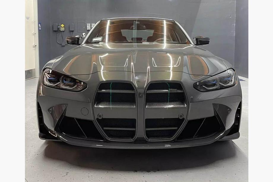 BMW 4 Series G22/23/26 2020- Grile FRP V6 (pentru G82/G83 2021+ fara ACC) Foto 4