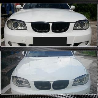 Sprancene faruri (Carbon) BMW 1 Series E81/E82/E87/E88 2004-2011 foto 4