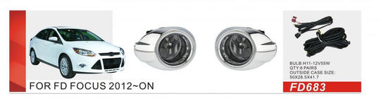 Ford Focus III 2011-2017 Proiectoare ceata (2011-2015, Halogen) foto 2