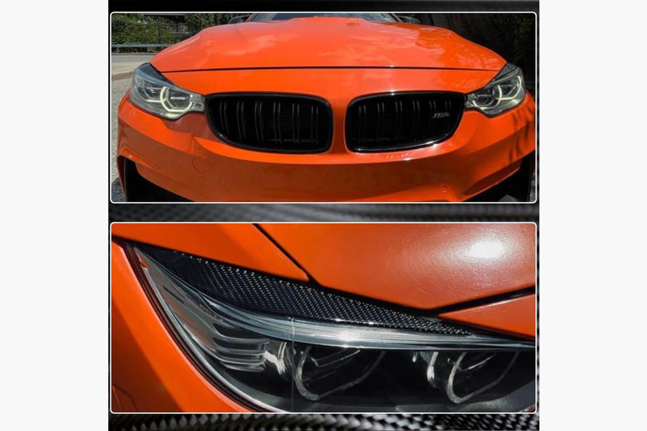 BMW 4 Series F32/F33/F36 2012-2020 Sprancene faruri V1 (Carbon) Foto 3
