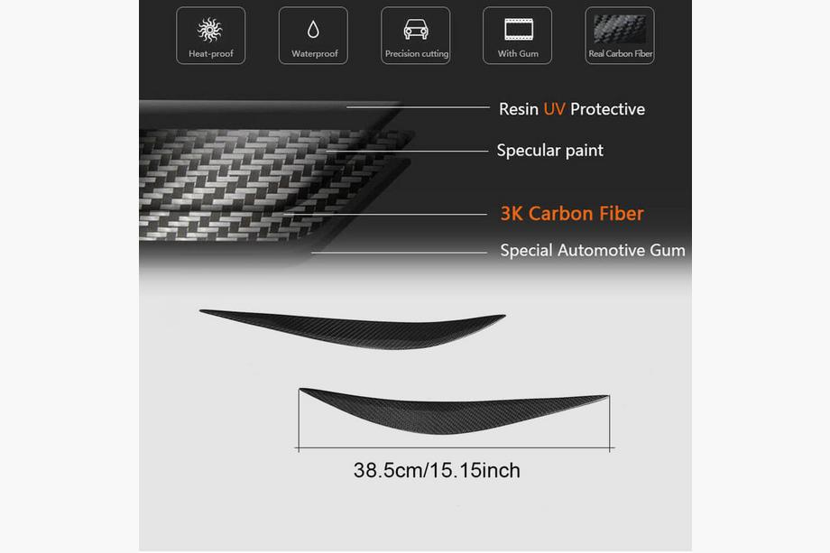 BMW 4 Series F32/F33/F36 2012-2020 Sprancene faruri V1 (Carbon) Foto 5