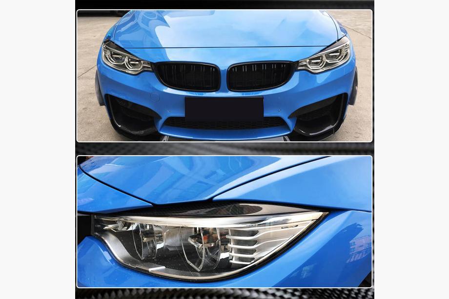 BMW 4 Series F32/F33/F36 2012-2020 Sprancene Faruri V2 (Carbon) Foto 6