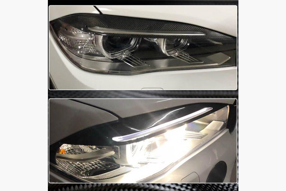 BMW X6 F16 2014-2019 Sprancene Faruri Carbon V1 Foto 3