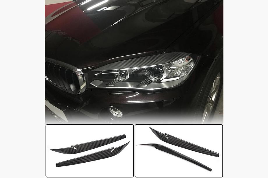 BMW X6 F16 2014-2019 Sprancene Faruri Dry Carbon V2 Foto 1