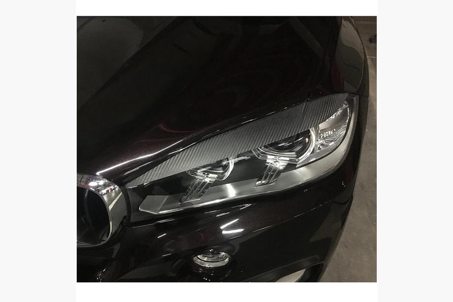 BMW X6 F16 2014-2019 Sprancene Faruri Dry Carbon V2 Foto 4