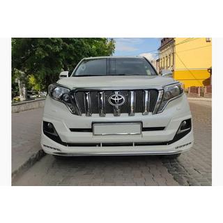 Protectii bara fata si spate Luxury (2013-2017) Toyota Land Cruiser Prado 150 2009-2023 foto 1