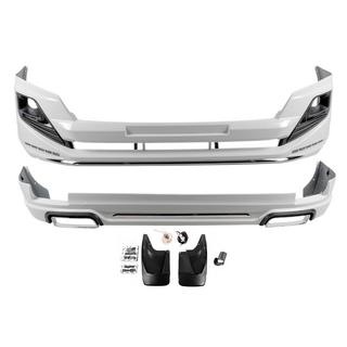 Protectii bara fata si spate Luxury (2013-2017) Toyota Land Cruiser Prado 150 2009-2023 foto 2