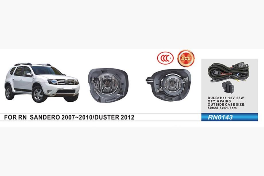 Renault Duster 2008–2017 Proiectoare ceata 2012-2015 (2 buc, halogen) Image