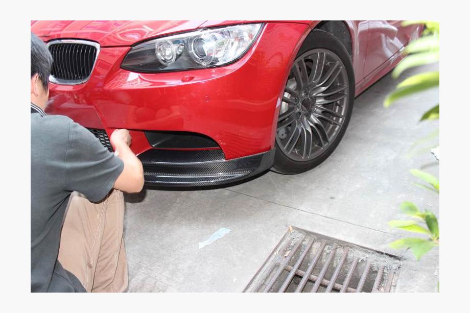 BMW 3 Series E90/E91 2005-2011 Prelungire bara fata Flap FRP V2 pentru E90 2008-2011 Base Foto 7