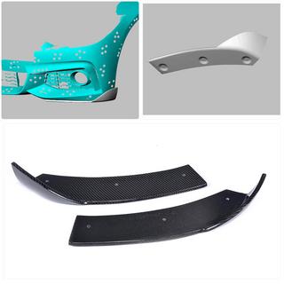 Flap extensii bara fata (pentru M-Sport, Carbon) BMW 4 Series F32/F33/F36 2012-2020 foto 2