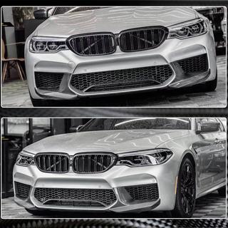 Flap extensii bara fata (pentru M5 F90 2017-2020, Carbon) BMW Seria 5 G30/G31 2017–2023 foto 4