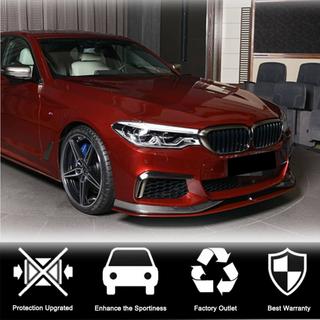 Flap bara fata V3 pentru M-Sport 2017-2020 Carbon BMW Seria 5 G30/G31 2017–2023 foto 2