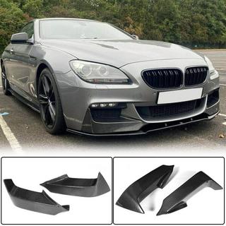 Lip spoiler fata Flap V2 pentru bara (pentru M-Sport, Carbon) BMW 6 Series F12/F13/F06 2011-2018 foto 1