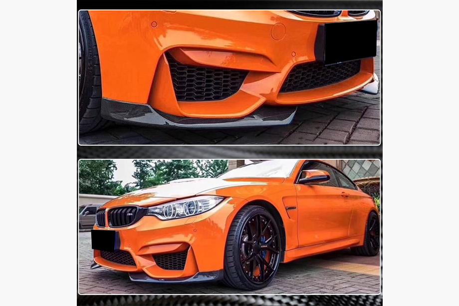 BMW 3 Series F30/F31 2012-2019 Lip bara fata Flap V1 (pentru F80, Carbon) Foto 4