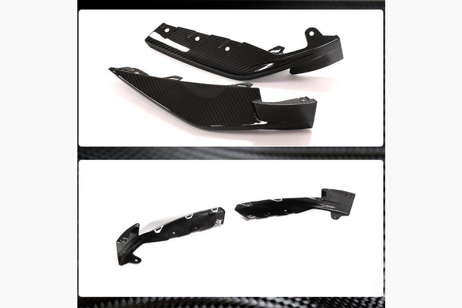 BMW 4 Series G22/23/26 2020- Flap extensii bara fata (pentru G82/G83, Carbon) Foto 3