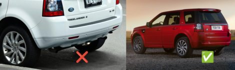 Land Rover Freelander II 2006–2014 Aparatori noroi Premium originale (pentru Sport Edition, 4 buc) foto 3