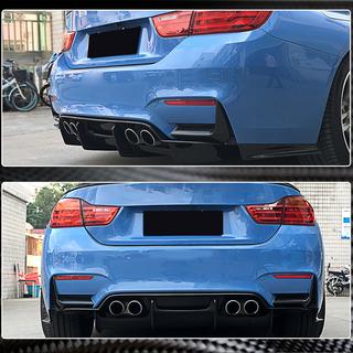 Extensii bara spate Flap V1 (pentru F82/F83, Carbon) BMW 4 Series F32/F33/F36 2012-2020 foto 4