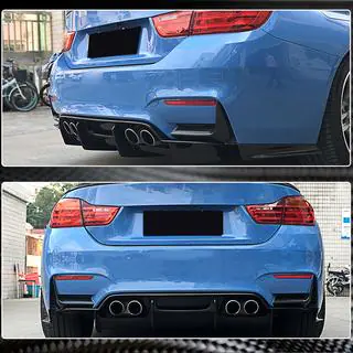 Extensii bara spate Flap V1 (pentru F82/F83, Carbon) foto 4