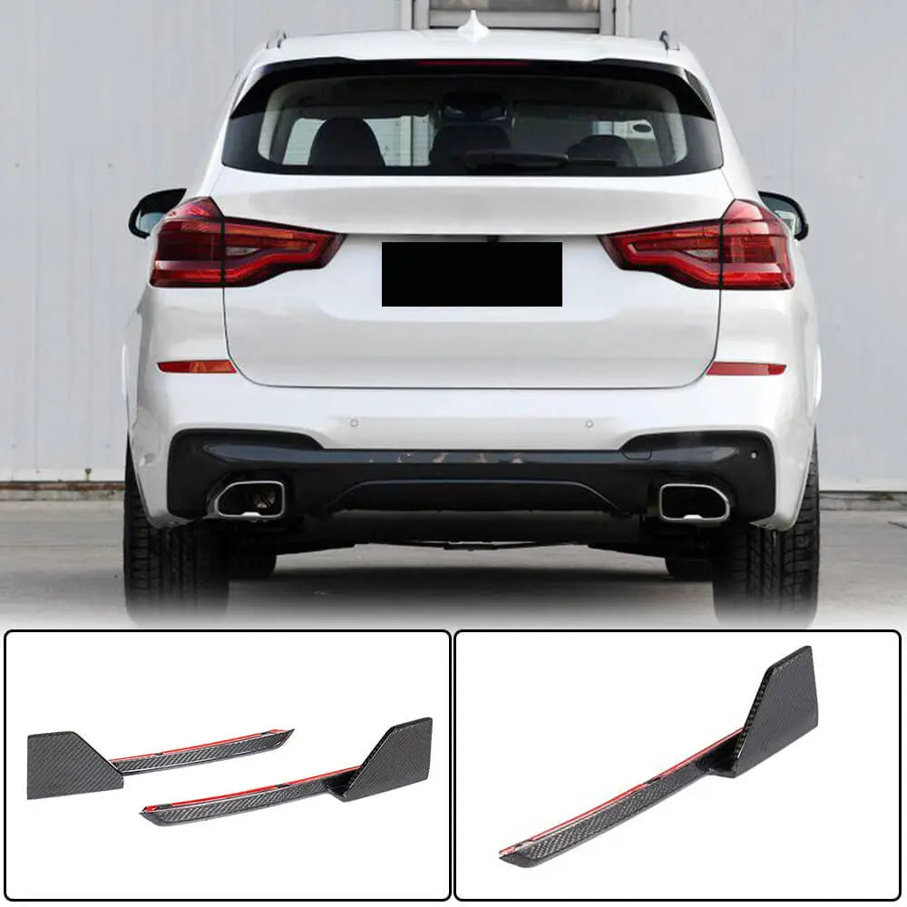 Flap extensii bara spate (pentru M-Sport original 2018-2021, Carbon) foto 1
