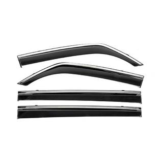 Deflectoare geamuri cu ornament cromat Niken Luxury (4 buc) foto 1