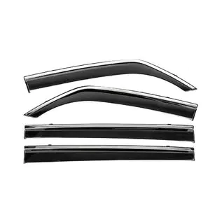 Deflectoare geamuri cu ornament cromat Niken Luxury (4 buc) foto 1