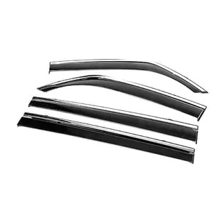 Deflectoare geamuri cu ornament cromat Niken Luxury (4 buc) foto 2