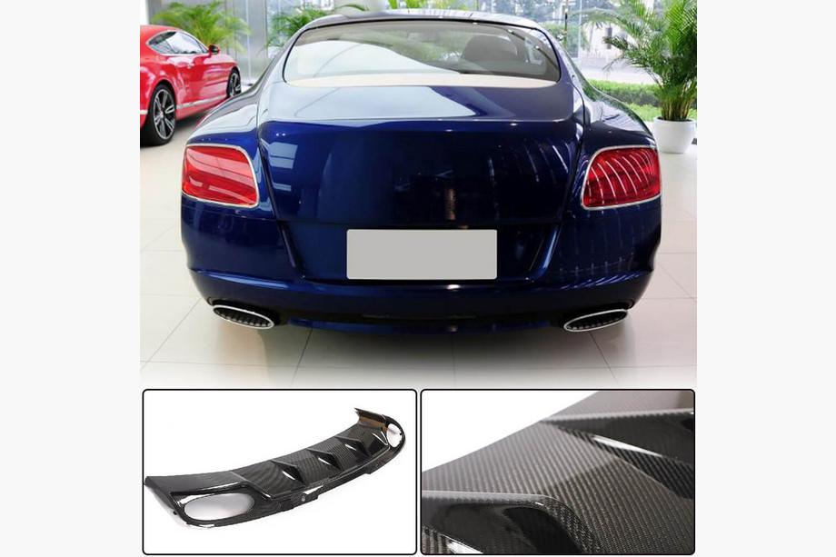 Bentley Continental GT 2011-2018 Difuzor Bara Spate (Carbon) Image