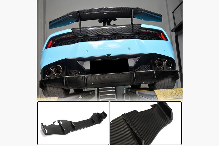 Lamborghini Huracan 2014- Difuzor Bara Spate V1 (Carbon) Image