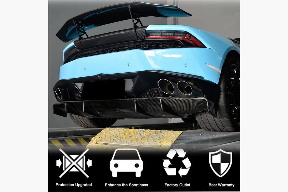 Lamborghini Huracan 2014- Difuzor Bara Spate V1 (Carbon) Foto 2