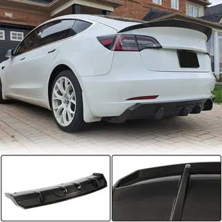 Difuzor Spate V1 (2017-2023, Carbon) Tesla Model 3 2017- foto 3