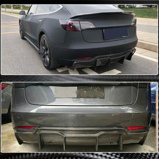 Difuzor Spate V2 (2017-2023, Carbon) Tesla Model 3 2017- foto 3