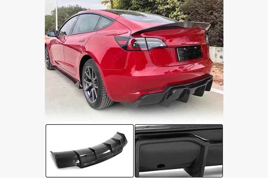 Tesla Model 3 2017- Difuzor Bara Spate FRP V5 (2016-2022) Image