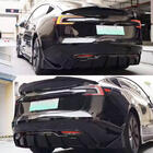 Tesla Model 3 2017- Difuzor Bara Spate ABS V6 foto 2