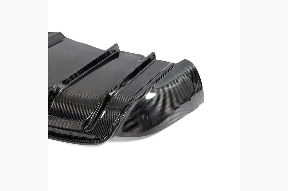 Tesla Model X 2015- Difuzor spate pentru Plaid 2021-2025, carbon Foto 6