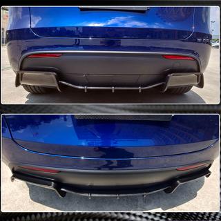 Difuzor spate V2 (2020-2025, Carbon) Tesla Model Y 2020- foto 4