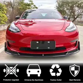Lip bara fata Lip V1 (2017-2023, Carbon) Tesla Model 3 2017- foto 2