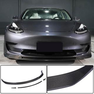 Prelungire Bara Fata Lip V2 (2017-2023, Carbon) Tesla Model 3 2017- foto 1