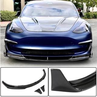 Prelungire Bara Fata Lip V3 (2017-2023, Carbon) Tesla Model 3 2017- foto 1